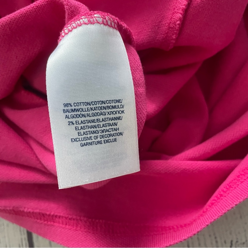 Ralph Lauren Hot Pink Three Button Short Sleeve Polo Dress Size XL (16) - Picture 6 of 7